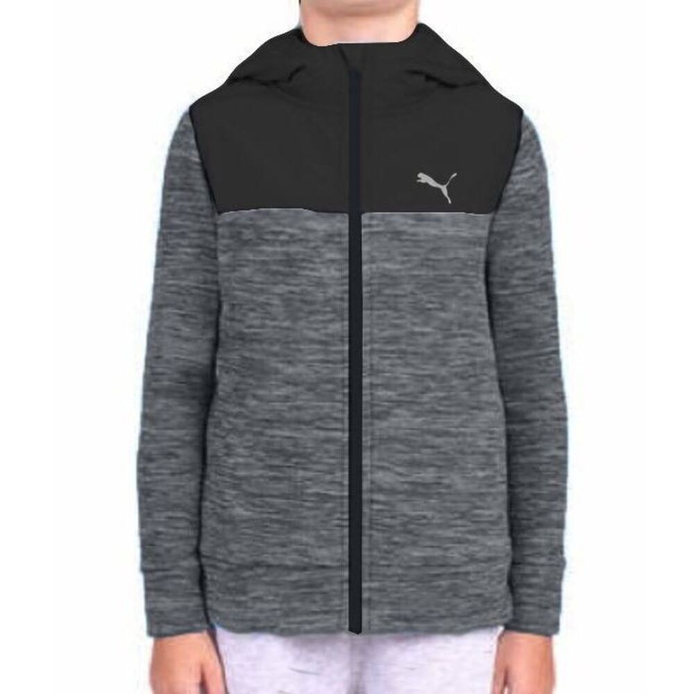 PUMA Boy's Full Zip Hooded Jacket